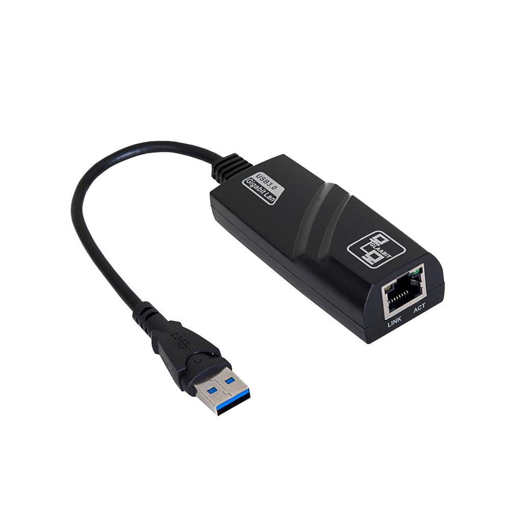 Adapter USB 3.0 RJ45 Akyga AK-AD-31 Karta sieciowa LAN Ethernet z kablem 15cm