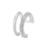 Personalized and Fashionable Cartilage Leaves, Double-layer Ear Studs Without Ear Holes, Ear Clips003