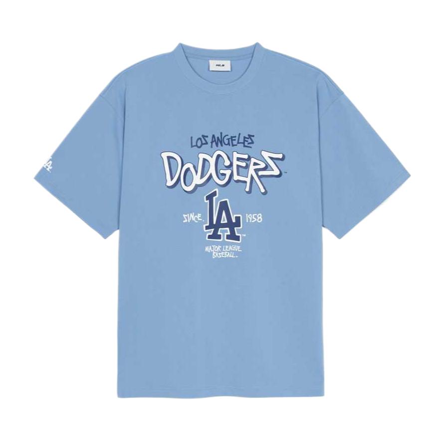 

New MLB Los Angeles Dodgers T Shirt Unisex Sky Blue 3ATSB0553-07SBD S