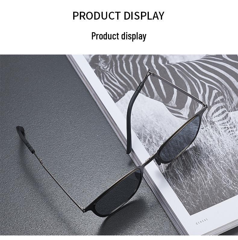 Lightweight Foldable Polarized Sunglasses with Anti-Lost Design - Perfect for Fashionable Outings.