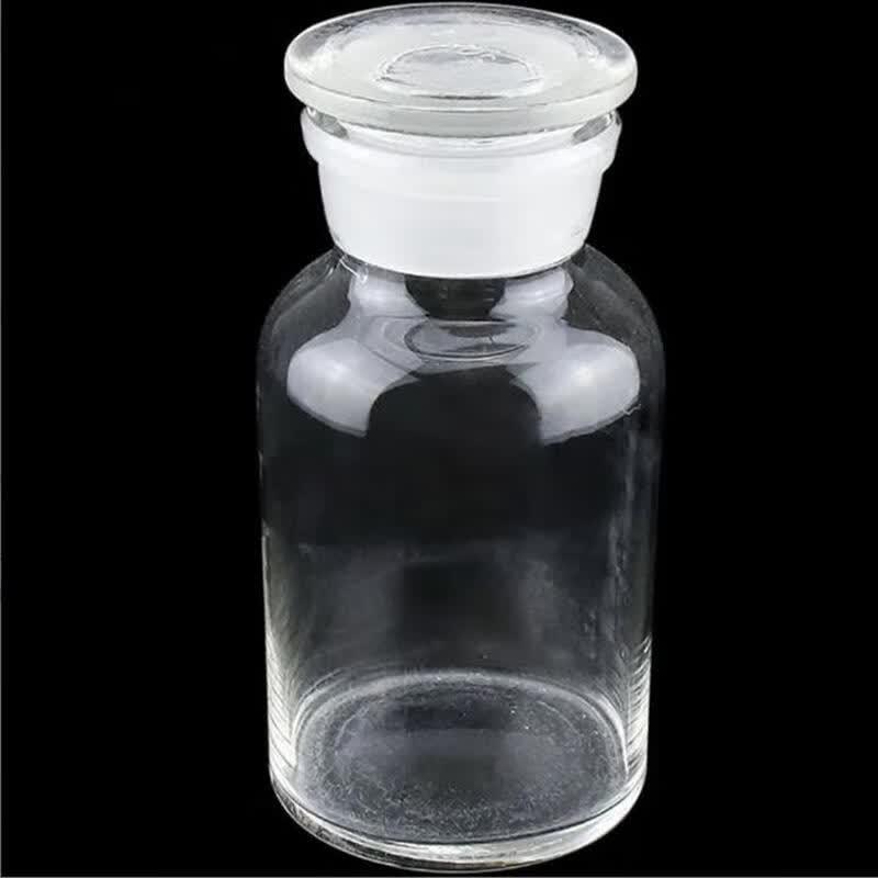 250ml Borosilicate Glass Wide Mouth Bottle with Ground Stopper