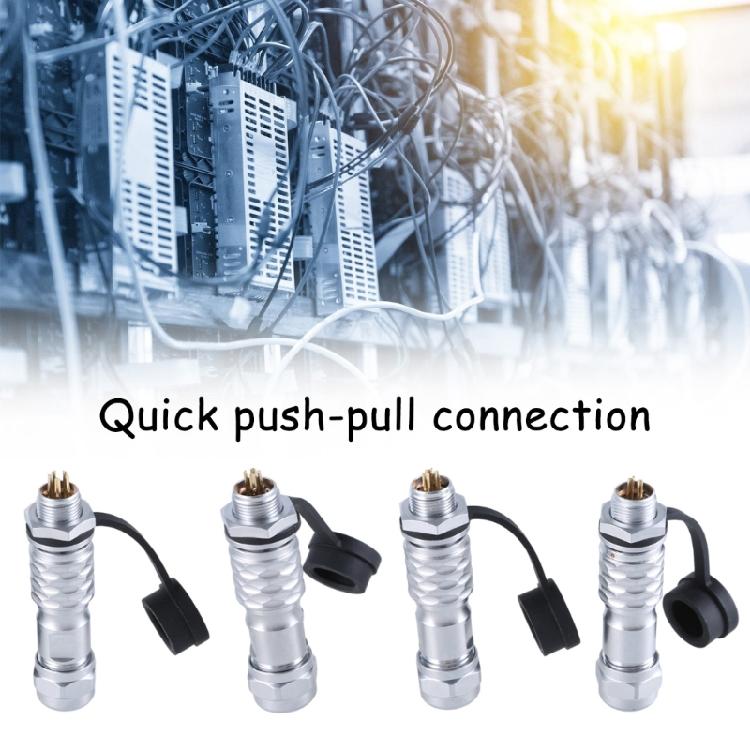 SF10 Metal Connector Set Industrial SF10 Male And Female Connector Plug And Socket For Digital Wiring Needs