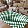 Printed Living Room Carpet Checkerboard Household Sand Coffee Table Mat Plaid Office Bedroom Floor Mat