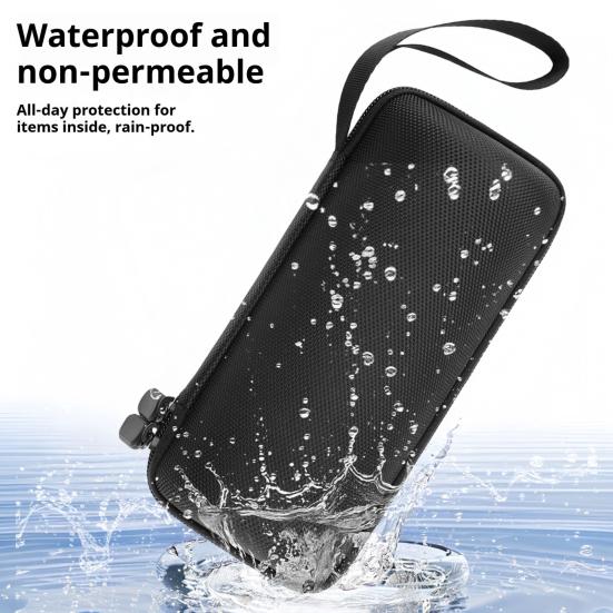 Speaker Storage Bag for Grip Shock Absorption Waterproof Anti-Fall Hard Shell Portable Bluetooth-Compatible Speaker Storage Pouch