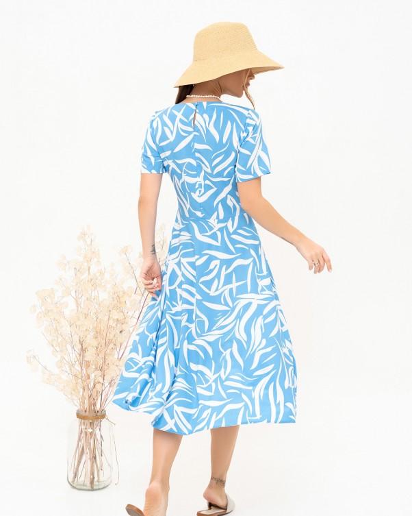 Regular Fit Dress with ISSA Plus Print