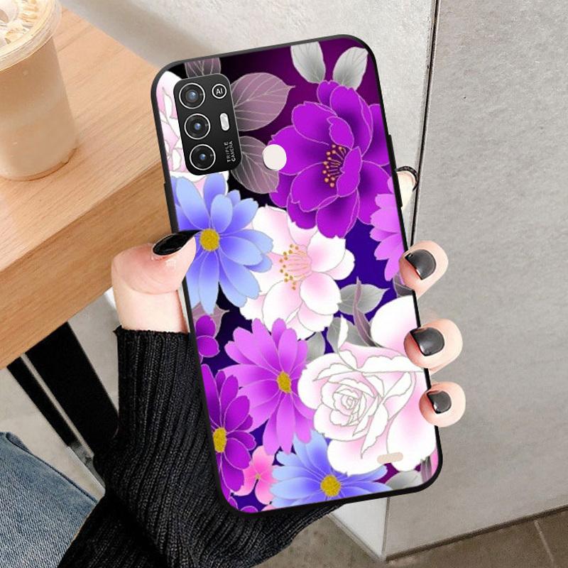 Soft Case For ZTE Blade A52 Shockproof Protective Back Cover For ZTE Blade A52 Fashion Painted TPU Silicone Phone Case Cover