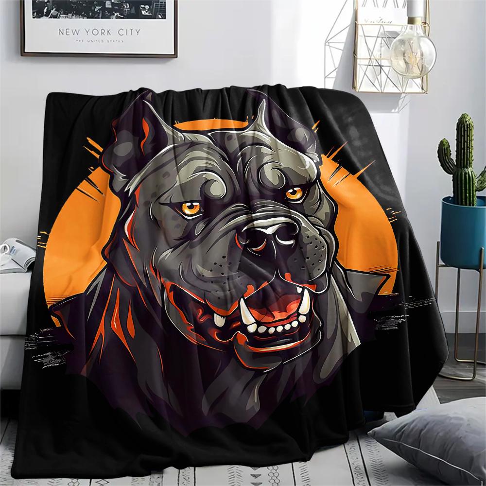 French Bulldog Sausage Dog Print Flannel Blanket,High Quality Comfortable for All Seasons,Home Decor,Warmth and Comfort,Perfect for Christmas Gifts