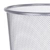 Mesh Iron Trash Can Open Top Large Capacity Well Ventilated Round Waste Basket Bin for Home Office