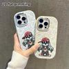 Phone Case: 2D Flat Design Suitable for iPhone 18 17 16 15 14 13 Pro Protective Case, Couple Style, Hip-hop Puppy, Christmas and Halloween Gift