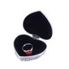 Vintage Flower Heart Shaped Alloy Jewelry Box Dustproof Home Decor Ring Bracelet Organizer Ring Trinket Storage