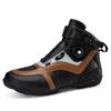 New Style Large Size High-top Motorcycle Boots Mens Motorcycle Shoes Street Riding Boots Racing Boots Outdoor Riding Travel Boots