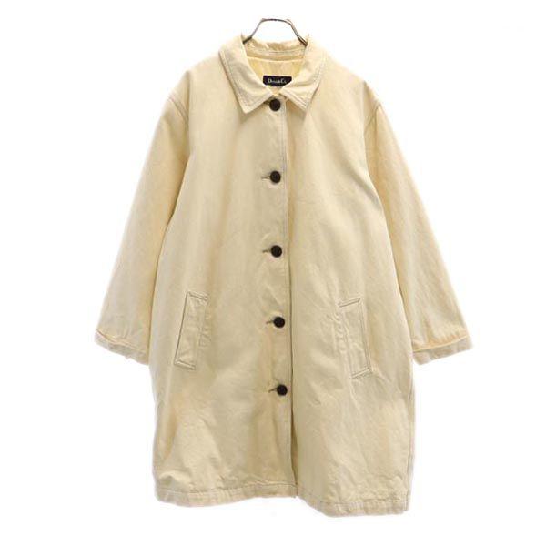 Denim&Co Old Stainless collar coat off white Women Used