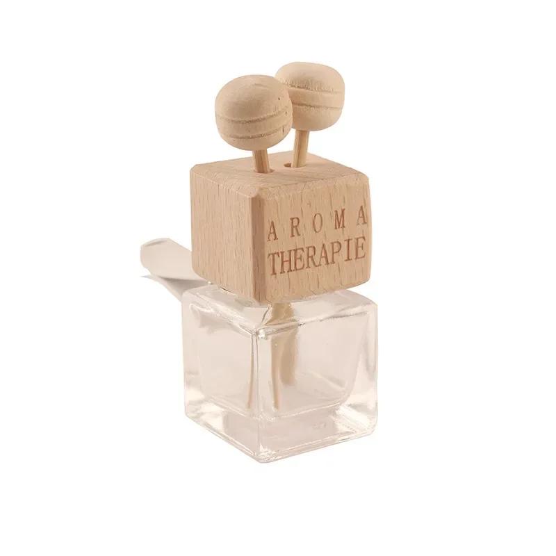 

Car Perfume Bottle Interior Air Conditioner Outlet Clip Square Glass Aromatherapy Bottle Deodorizer Air Freshener Auto Decor