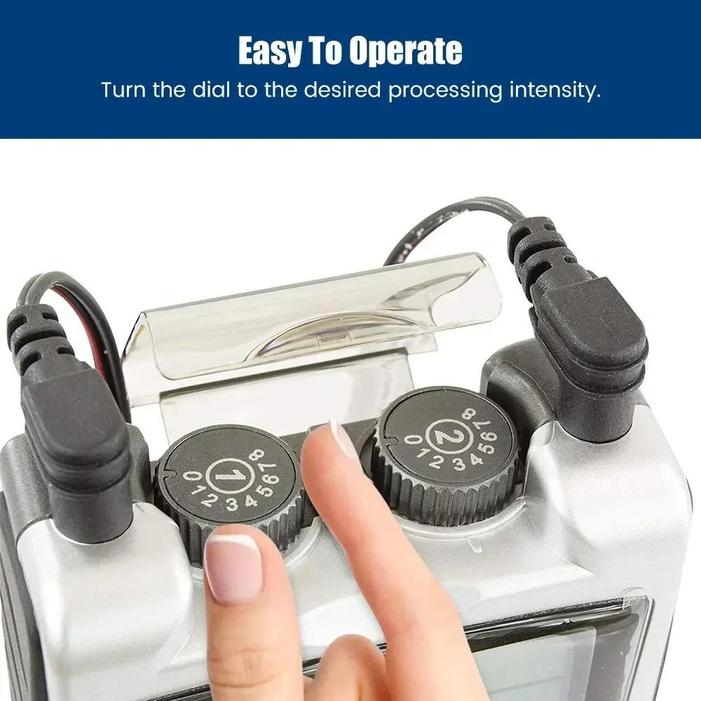 Unità EMS TENS Stimolatore Muscolare Elettrico Dispositivo di Massaggio a Impulsi Schiena Corpo Collo Uso Domestico Portatile Funzionamento Semplice Design Ergonomico