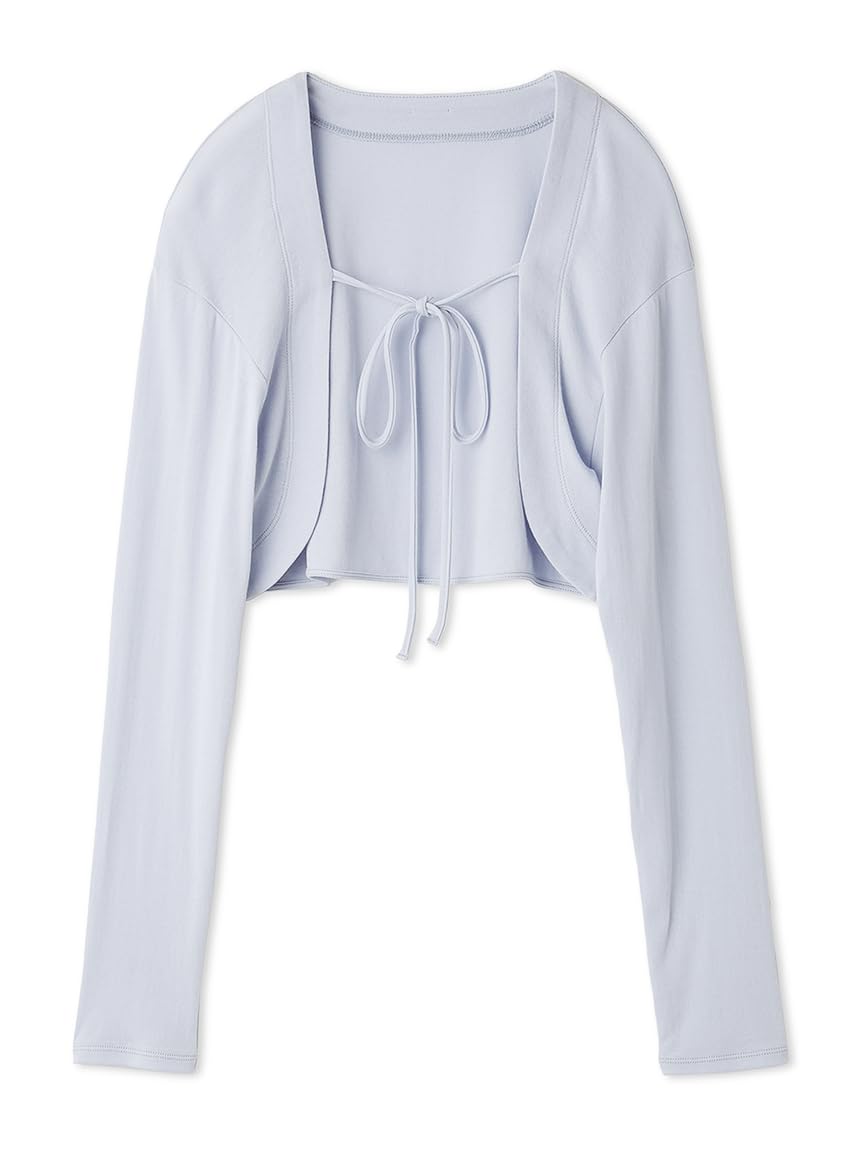 

ИДЕНТИФИКАТОР FRAY. Компактный укороченный болеро Dry Touch FWCT251112 Женский LBLU Свободный размер