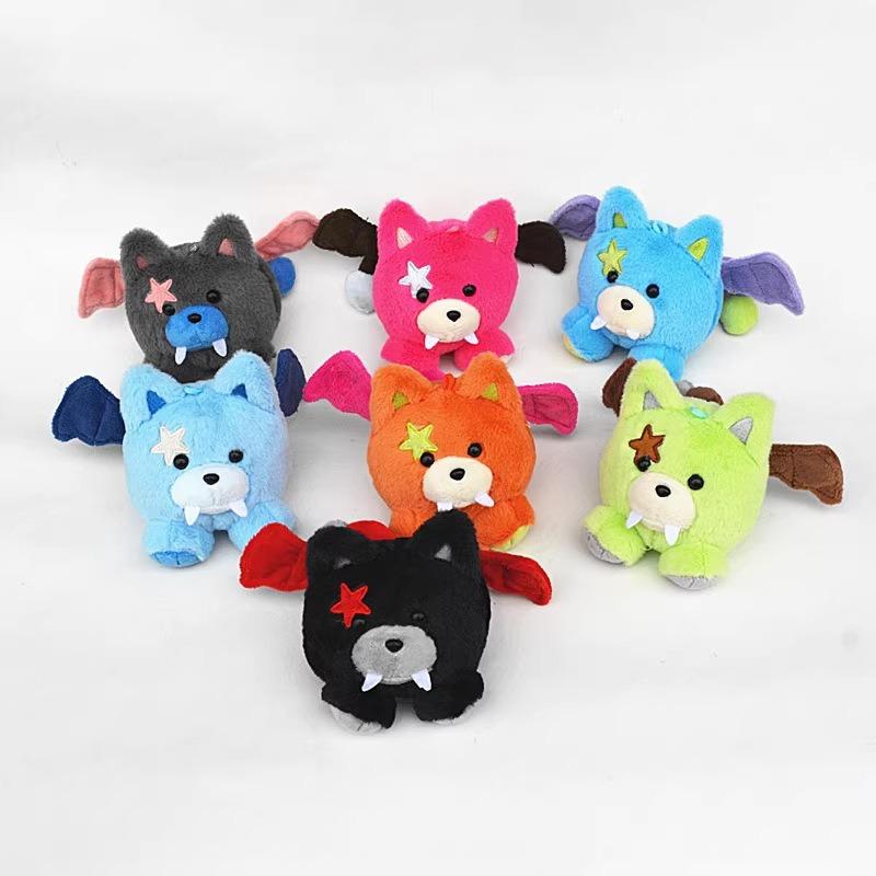 Enhypens Cute Fluffy Plush Toy Key Mini Cartoon Stuffed Figure Key Portable Decorative Hangers For Handbags Key Daily Necessitie