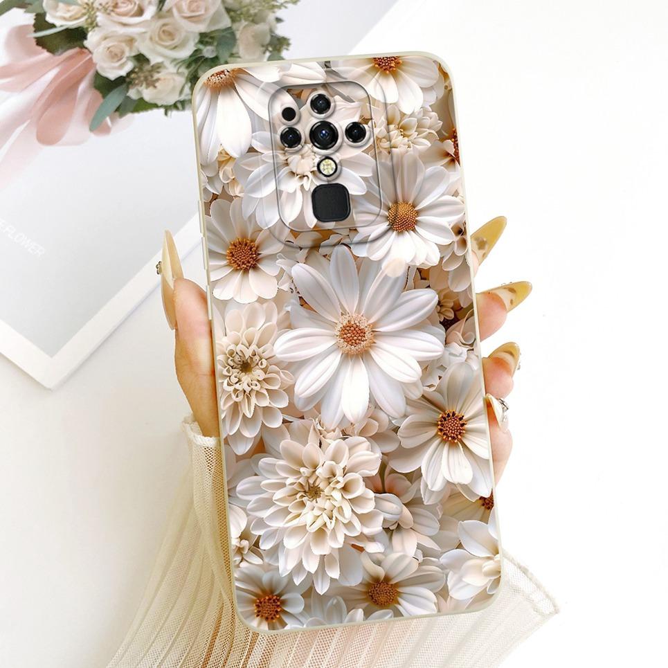 For Tecno Camon 16 CE7 16 Pro 16 Premier CE9 Phone Case Bow Pattern Flower Butterfly Girly Back Cover Silicone Soft Casing