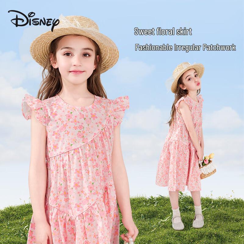 Disney Girls' Floral Princess Dress