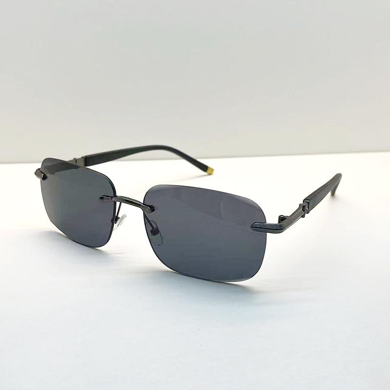 Vintage Square Rimless Sunglasses Woman Men Classic Retro Frameless Male Female Fashion Sun Glasses Lentes De Sol Mujer