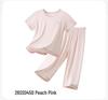 Children's All-Cotton Short Sleeve Pajama Set for Girls and Boys - Summer Lightweight A-Class, Air Conditioning Wear for Big Kids