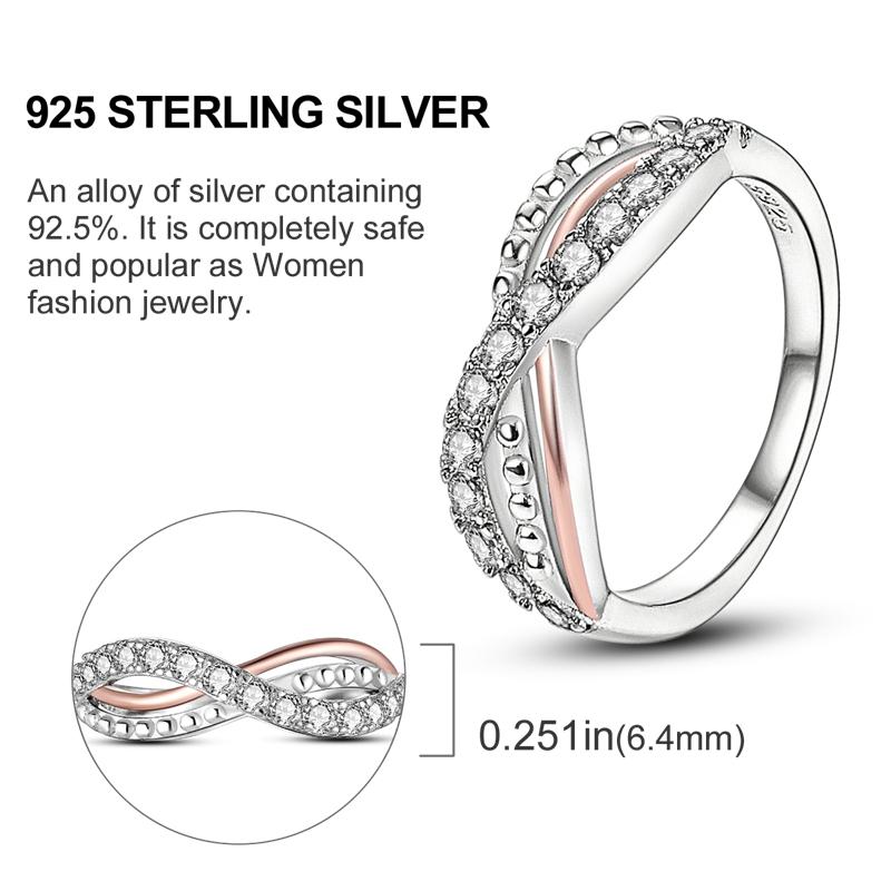 Originální stříbrný prsten 925 Barevné diamanty Zirkony Prsten na prst Pro ženy Šperky Svatební Zásnubní Dárek k narozeninám
