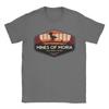 Herren T-Shirt Moria Nationalpark Heimat des Balrog Vintage Reine Baumwolle T-Shirts LLords Of The RRings T-Shirt Rundhals Oberteile