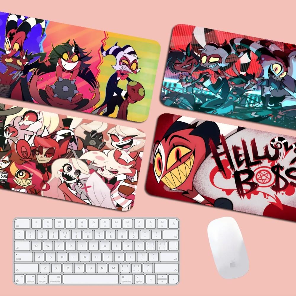 Cartoon H-Helluva Boss Terror Mousepad Boy Pad Natural Rubber Gaming Desk Mat Size For Gameing World Of Tanks CS GO Zelda