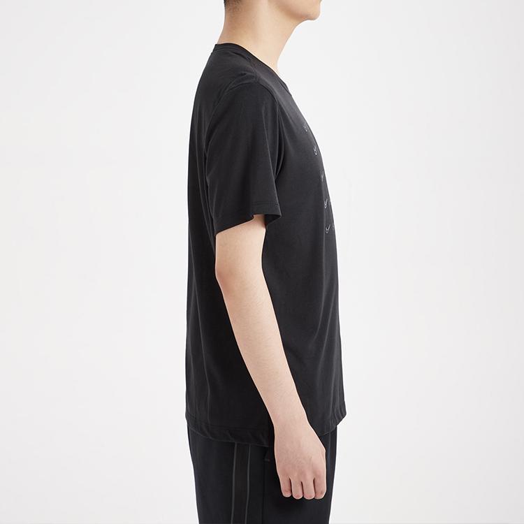 Nike Dri-Fit Swoosh Training Short Sleeve T-Shirt Men Tops Black CV3894-010
