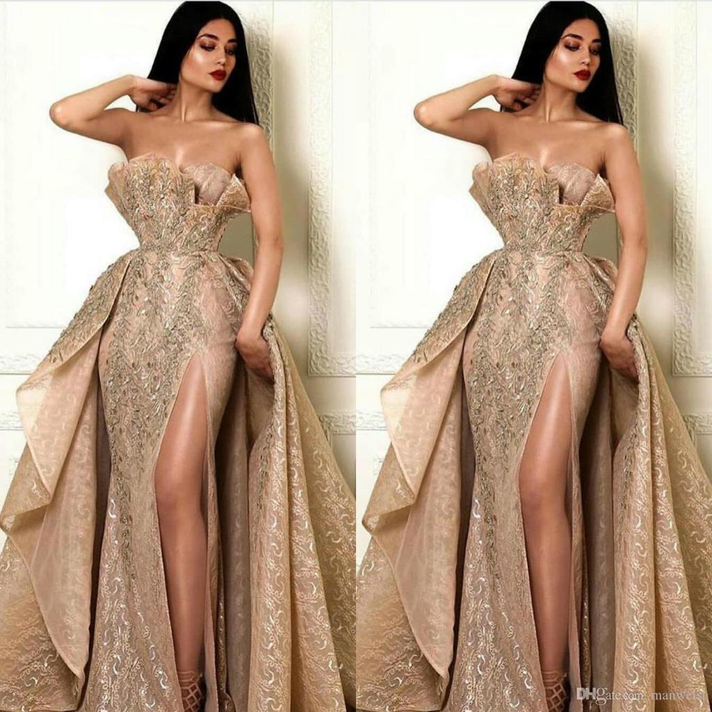 Elegant Gold Sequin Evening Dress With Sleeveless Wrap Design For Summer