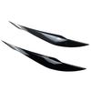 2Pcs Car Front Headlights Eyelids Eyebrow Cover Trims Stickers ABS For BMW F30 F31 318i 320i 2012 2013 2014 2015 2016 2017 2018