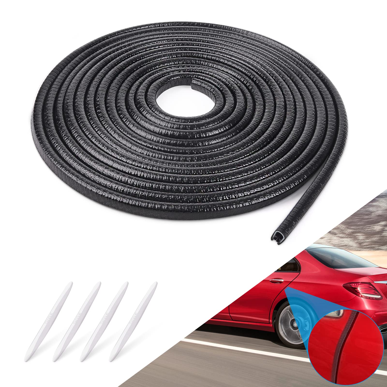 

MICTUNING Car Door Mall Door Mall Door Guard Door Edge Protector Door Edge Guard чёрный