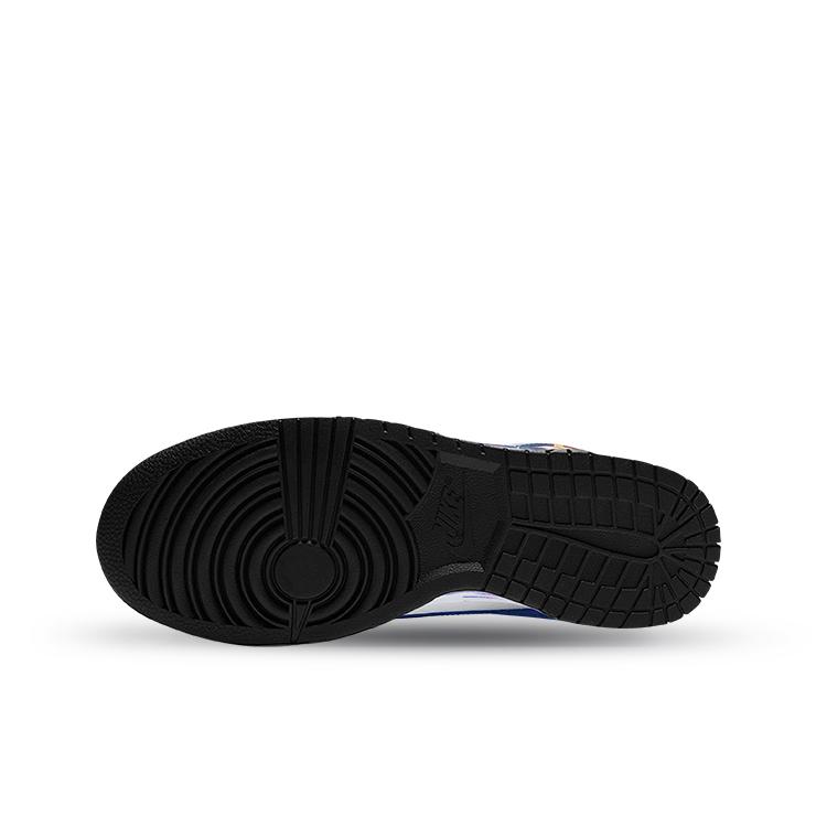 Nike Dunk Slip Resistant Abrasion Resistant Low top Skateboard Shoes Unisex Black Yellow Blue DD1391-100(Team516-)