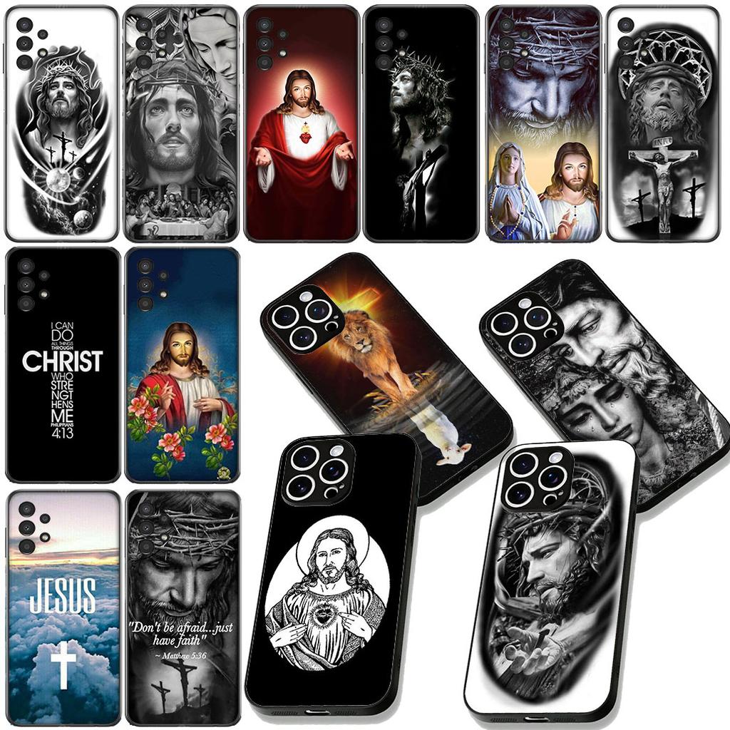 God Jesus Christian Jehovah Cross Christ Case for Motorola Moto E13 E20 E32 E22 E14 E15 G32 G60 G72 G7 G8 G82 G9 Plus Power