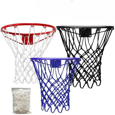 Basketball Frame Net Standard Basketball Net Basket Professional Competition Basketball Net Nylon Material Is Strong and Durable