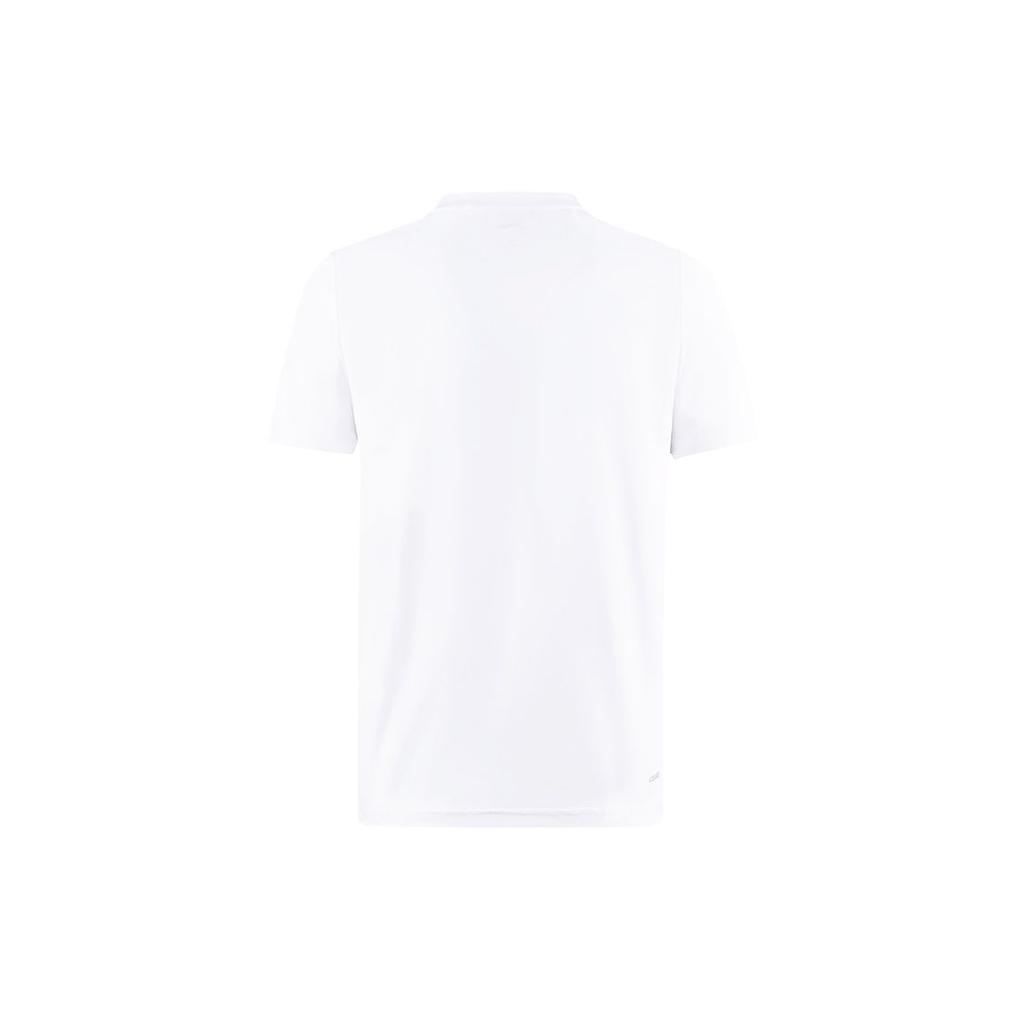 Li-Ning Ping Pong Series Embroidered Breathable Sports Round Neck Short Sleeve T-Shirt Men Tops White AHSR761-2