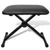 VidaXL Tabouret pliable et réglable de piano