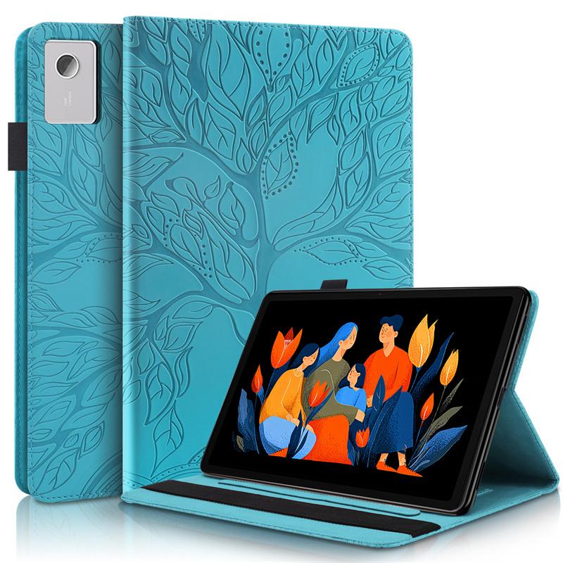 Tablet Funda For Lenovo Idea Tab Plus 12.1 2025 Case Tb361fu Emboss Tree Flip Wallet Stand Cover For Xiaoxin Pad 12.1 Tb365fc Case