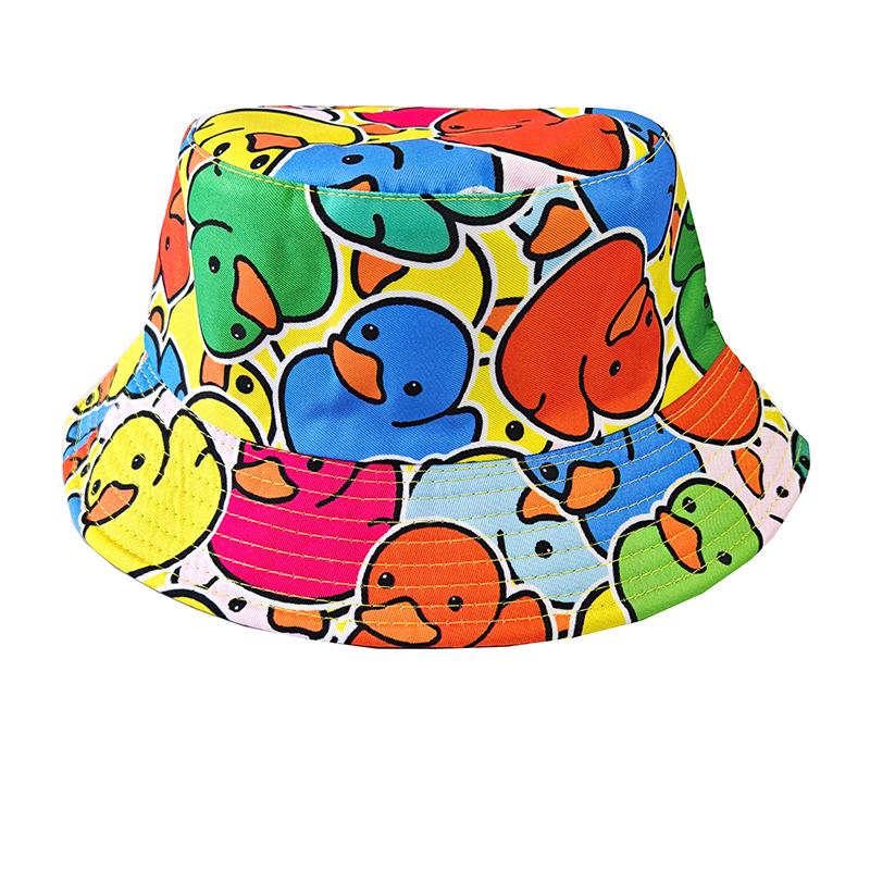 Creative Unisex Double-Sided Cotton Bucket Hat – Versatile Outdoor Sun Protection Accessory