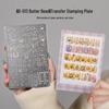 Popular Nail Art Stamping Plates with KT Cat, Butter Bear, Plaid & Stars Designs