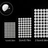 50-100Pcs Double Sided Sticky Dots Tape No Trace Tape Self Adhesive Dots Stickers for Poster Festival Wall Hanging Decor 10-30MMPinstriping Tape 3