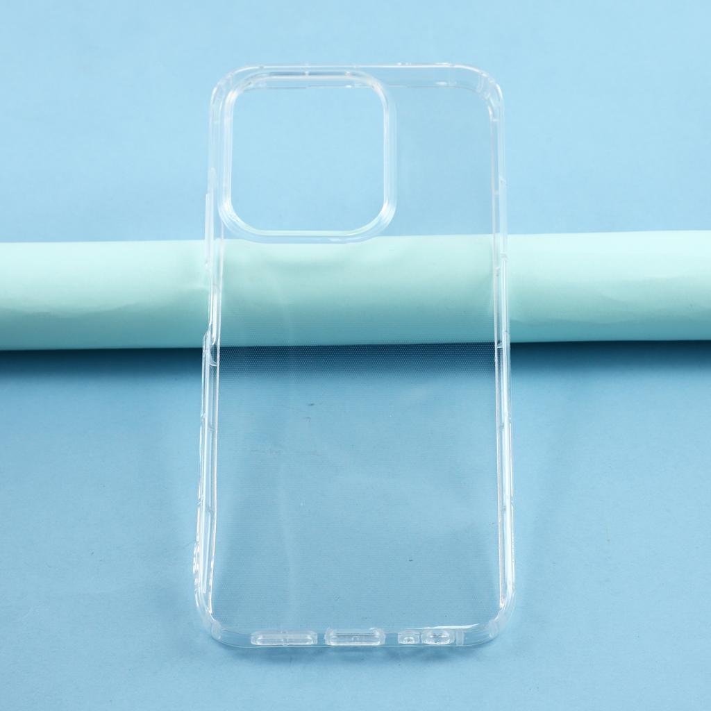 Pro Xiaomi Redmi 15C 4G (Globální) (171 mm)/Poco C85 4G (171 mm) Pouzdro Průhledný TPU Zadní Kryt Telefonu Ochrana Airbag
