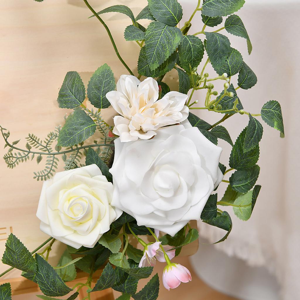 Wedding Decoration Set Artificial Rose Peony Archway Door Sign Ceremony Party Decor