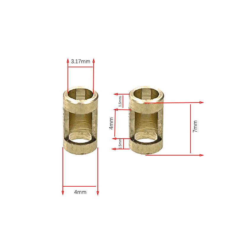 For MN 78 82 RC Car Metal Axle Assembly Upgrade Front/R Bridge Assembly Drive Shaft CVD Driveshaft With 3MM To 4MM Shaft Sleeve