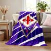 Coperta ACF Fiorentina Coperta in Flanella Morbida Accogliente Peluche Coperta da Divano Letto Leggera Decorazione per la Casa