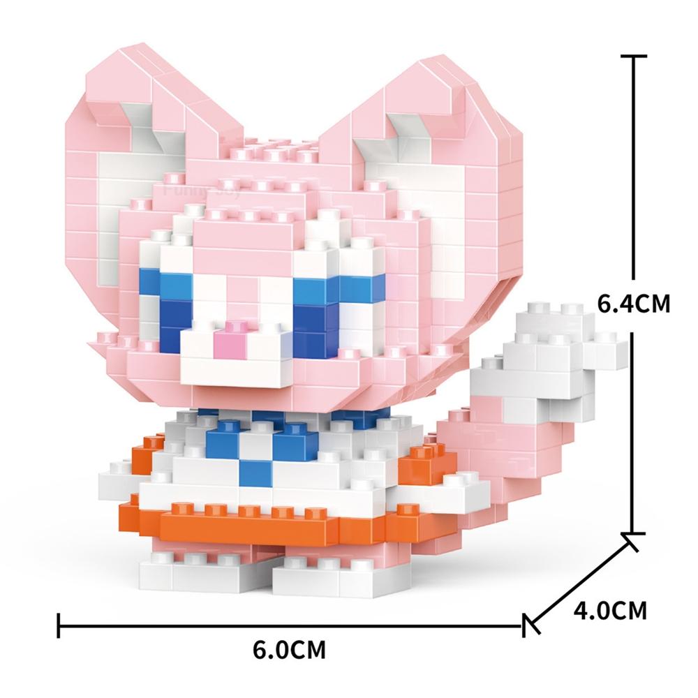 Cinnamoroll Cartoon Katie Cat Block Character Assembled Model Building Block Dolls Toy Children Gift