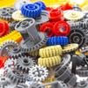 Domoni Części Techniczne Zestaw Kół Zębatych dla Zestawów LEGO, 235-Elementowy Stojak na Koła Zębate Samochodowe, Sprzęgło Napędowe, Zestaw Klocków do Budowy Dyferencjału - Kompatybilny z Głównymi Markami