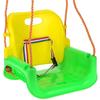 3-in-1 Swing with Bucket Board and Backrest and Straps