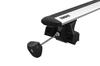 Thule Evo Flush Rail Foot 7106 Direct Roof Rail One-Key Lock (Square Wing/Evo Slide Professional Bar Compatible) 710600