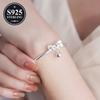 925Hypoallergenic, sweet, fresh, and stylish bow bracelet, a high-end exquisite gift suitable for all seasons, can be given to a girlfriend as a