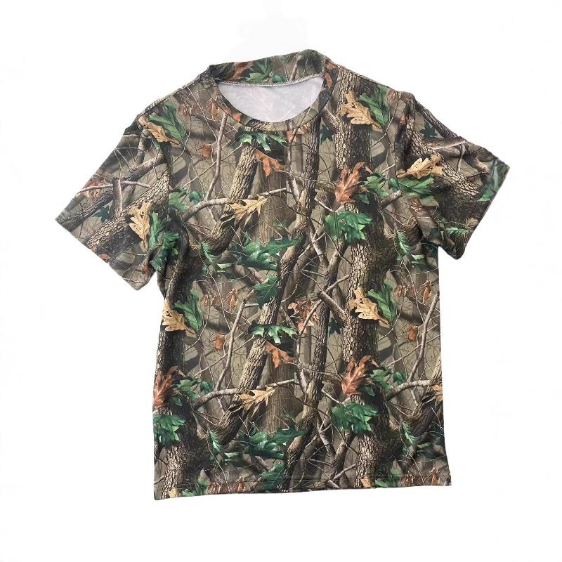 Summer Retro Loose Printed Short Sleeved T-shirt Casual Fashion Versatile Round Neck Comfortable T-shirt